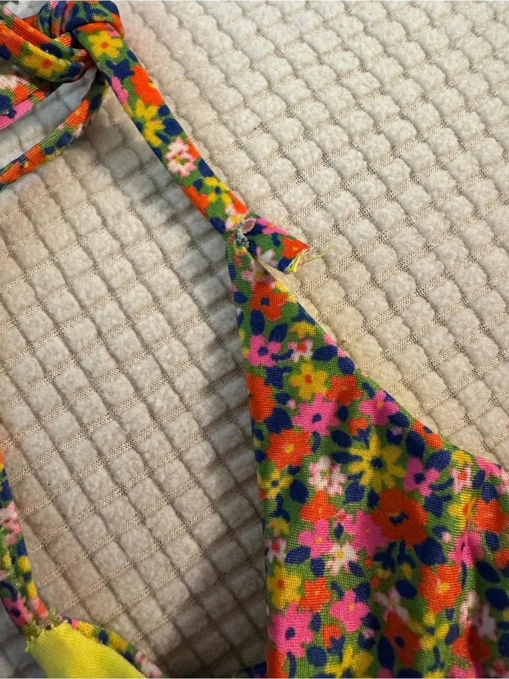 Frankie’s Bikinis Makenzie Top and Bottom in Hippie Print